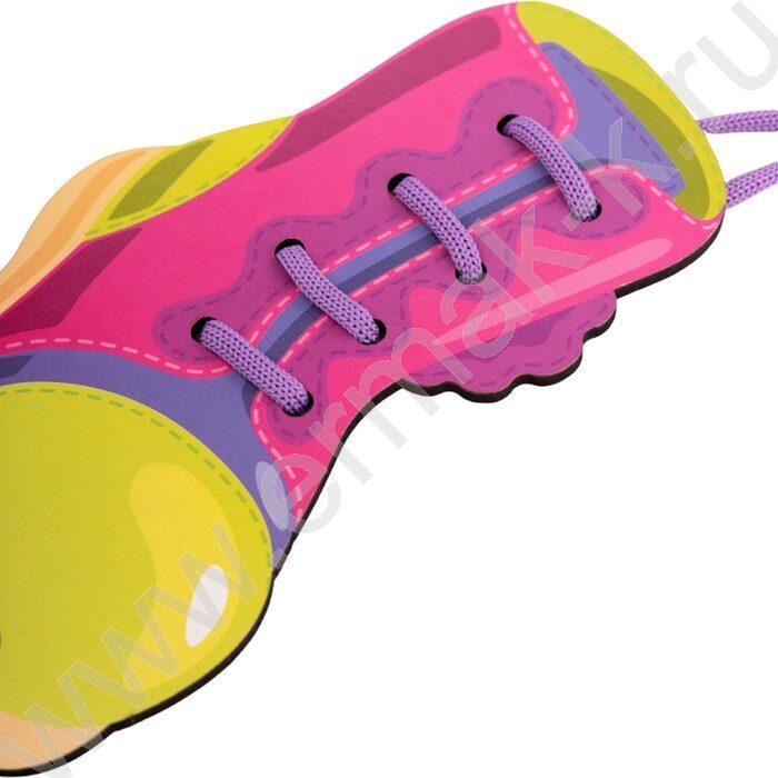 Шнуровка деревянная Baby Toys"Сапожки" | Фото 8