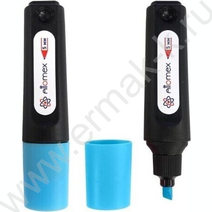 Текстовыделитель /голубой/ 1-5мм косой | Фото 1