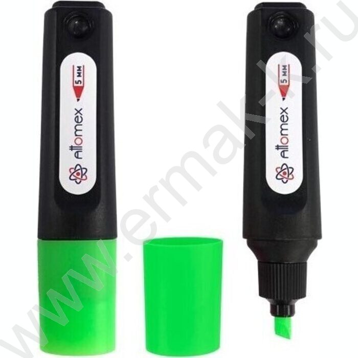 Текстовыделитель /зеленый/ 1-5мм косой | Фото 1