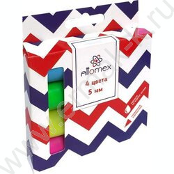 Текстовыделитель /набор  4цв - желт, зел, гол, роз /1-5мм косой /блистер | Фото 2