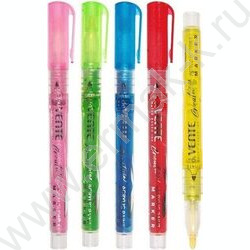 Маркер акриловый /набор  6цв/ "Creative Shiny" цвета с блестками | Фото 2