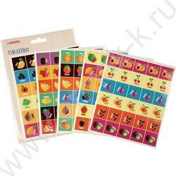 Наклейки-оценки /набор 150шт/5дизайнов /блистер | Фото 1