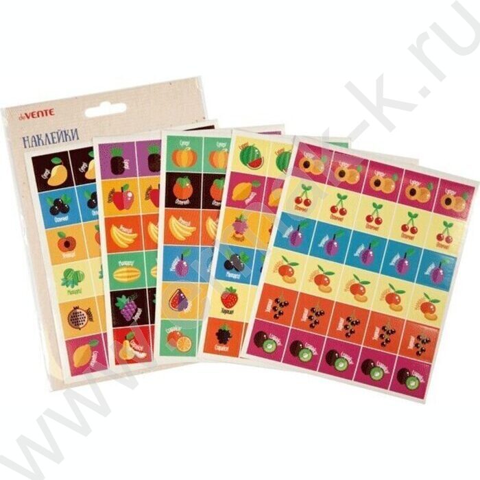 Наклейки-оценки /набор 150шт/5дизайнов /блистер | Фото 1