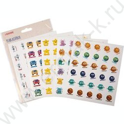 Наклейки-оценки /набор 150шт/5дизайнов /блистер | Фото 1