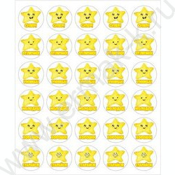 Наклейки-оценки /набор 150шт/5дизайнов /блистер | Фото 3