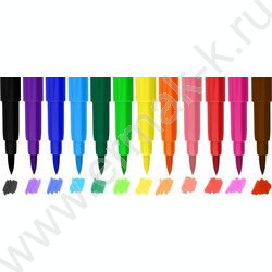 Фломастеры  12цв Каляка-Маляка /кисточки/ | Фото 3