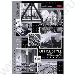 Тетрадь  96л А4 клетка "Office Style" /выб.лак/ ассорти | Фото 2