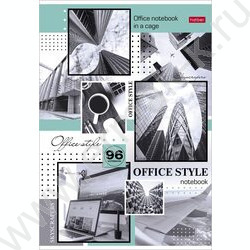 Тетрадь  96л А4 клетка "Office Style" /выб.лак/ ассорти | Фото 3