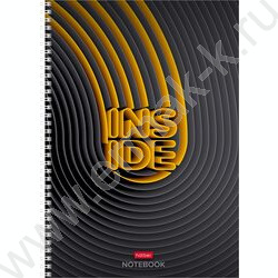 Тетрадь  96л А4 клетка/спираль "INSIDE" /выб лак/ ассорти | Фото 2