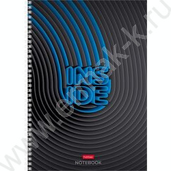 Тетрадь  96л А4 клетка/спираль "INSIDE" /выб лак/ ассорти | Фото 4