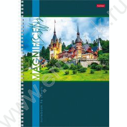 Тетрадь  96л А4 клетка/спираль "Великолепные замки" 4вида | Фото 1