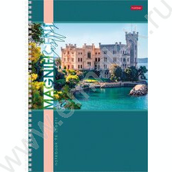 Тетрадь  96л А4 клетка/спираль "Великолепные замки" 4вида | Фото 3