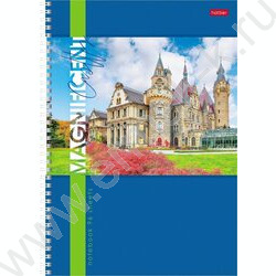 Тетрадь  96л А4 клетка/спираль "Великолепные замки" 4вида | Фото 4