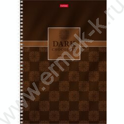 Тетрадь  96л А4 клетка/спираль "Chocolate" /металлизиров. картон, выб лак/ ассорти | Фото 2