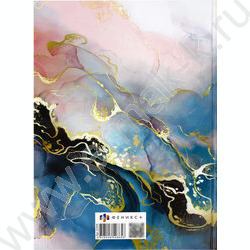 Тетрадь  96л А4 клетка/тв.обл. "Золотые разводы" /лянц.лам./ | Фото 7