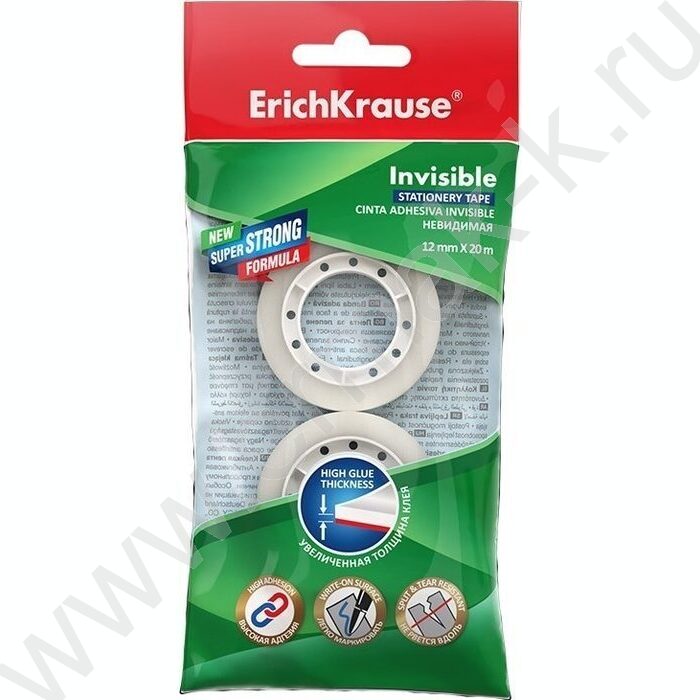 Скотч 12*20 Invisible /в пакете по 2 шт. | Фото 1