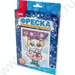 Набор д/творчества Фреска. Картина из песка "Белоснежная кошечка" | Фото 2