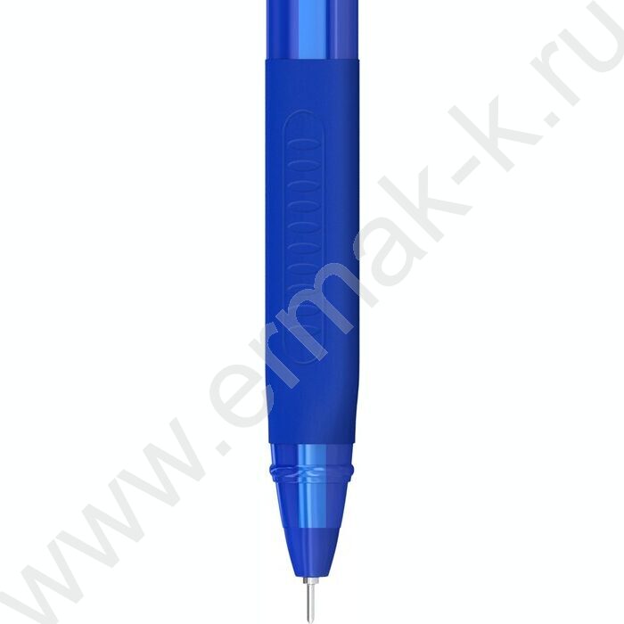 Ручка шар "Triangle Fine" 0,3мм синяя /резин. грип /игольчатый стержень | Фото 2