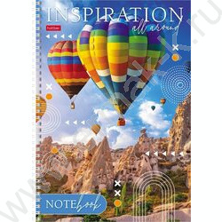 Тетрадь  80л А4 линейка/спираль "Вдохновение" ассорти | Фото 2