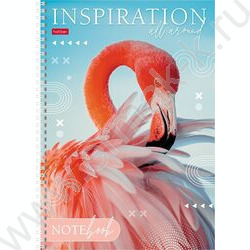 Тетрадь  80л А4 линейка/спираль "Вдохновение" ассорти | Фото 4