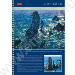 Тетрадь  96л А4 клетка/спираль "Живопись и мир" 4вида | Фото 3