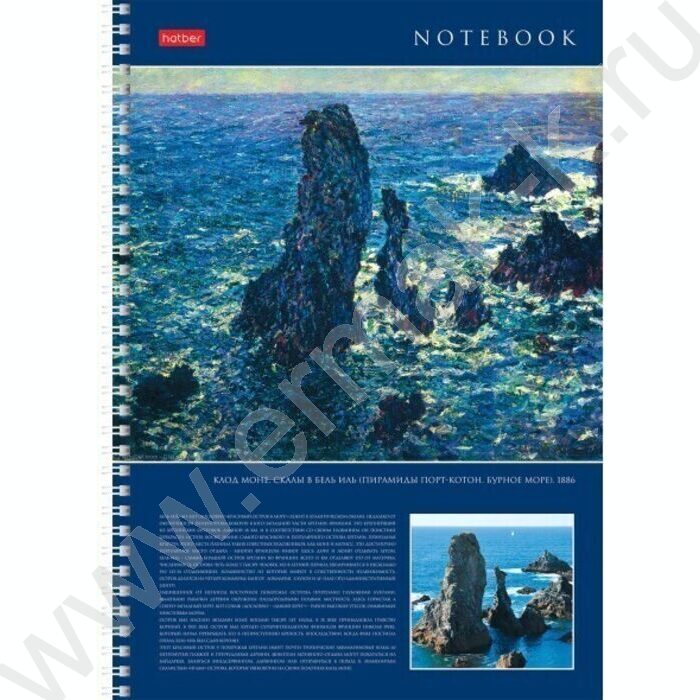 Тетрадь  96л А4 клетка/спираль "Живопись и мир" 4вида | Фото 3