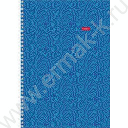 Тетрадь  96л А4 линейка/спираль "Лабиринт" /глянц.ламин,тиснение/ ассорти | Фото 3