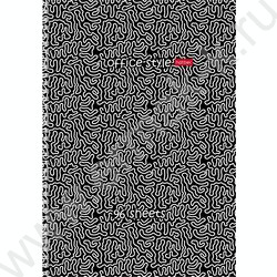 Тетрадь  96л А4 линейка/спираль "Лабиринт" /глянц.ламин,тиснение/ ассорти | Фото 4