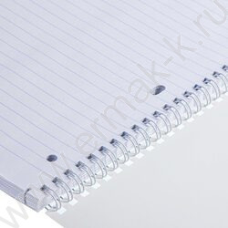 Тетрадь  96л А4 линейка/спираль "Лабиринт" /глянц.ламин,тиснение/ ассорти | Фото 5