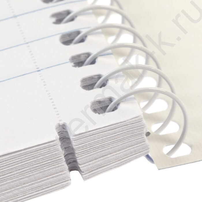 Тетрадь  96л А4 линейка/спираль "Студенту- Синяя" /мат.ламин,тиснение/ ассорти | Фото 4