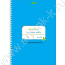 Зап. книжка  96л А4 спираль "Клик" | Фото 2