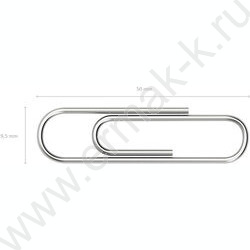 Скрепки 50мм /100шт никелированные | Фото 3