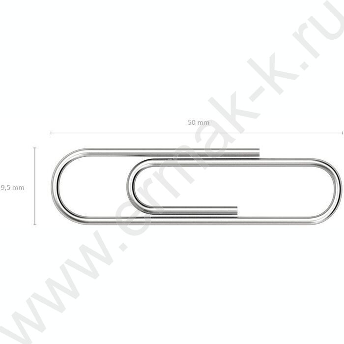Скрепки 50мм /100шт никелированные | Фото 3