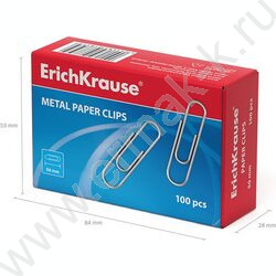 Скрепки 50мм /100шт никелированные | Фото 4