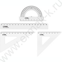 Геометрический набор малый прозрачный | Фото 1
