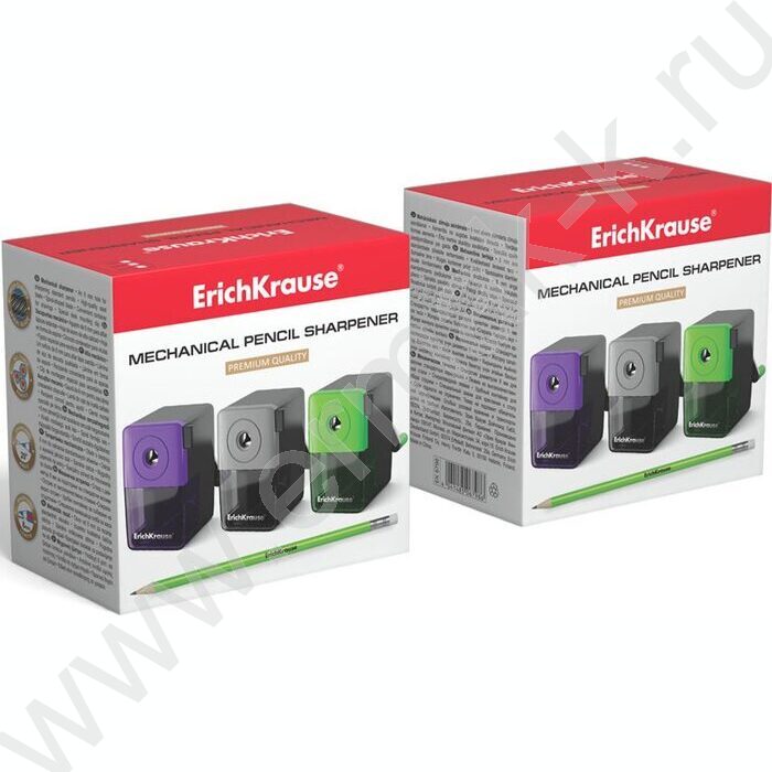 Точилка механическая пластик ассорти | Фото 4