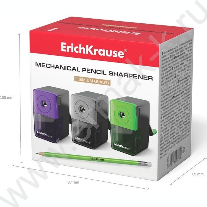 Точилка механическая пластик ассорти | Фото 6