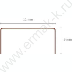 Скобы №24 /1000шт медные | Фото 2