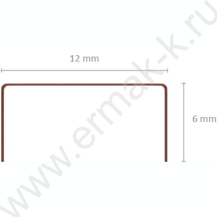 Скобы №24 /1000шт медные | Фото 2