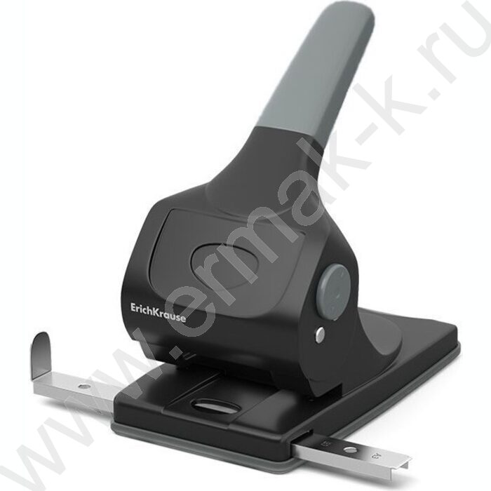 Дырокол  70л метал /линейка/ чёрный | Фото 1