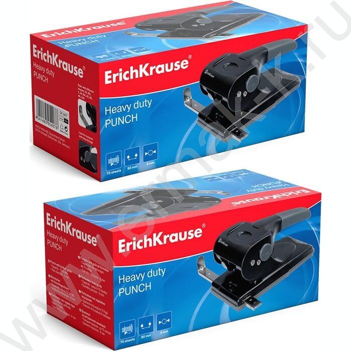 Дырокол  70л метал /линейка/ чёрный | Фото 3