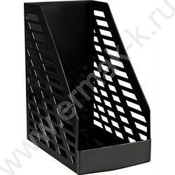 Лоток вертикальный литой "XXL" /черный /ширина 160мм | Фото 1