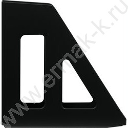 Лоток вертикальный литой "Актив" /черный /ширина 70мм | Фото 2