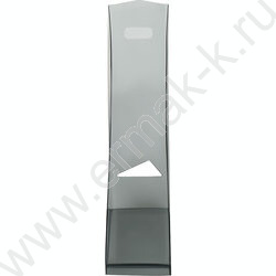 Лоток вертикальный литой "Дельта" /тонированный черный /ширина 85мм | Фото 3