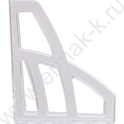 Лоток вертикальный "Лидер" /прозрачный /ширина 75мм | Фото 2