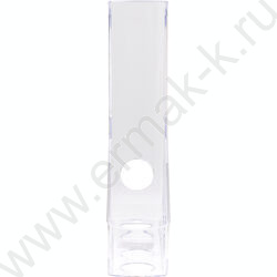 Лоток вертикальный "Лидер" /прозрачный /ширина 75мм | Фото 3