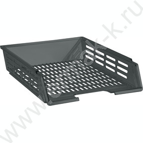 Лоток горизонтальный "XXL" /тонированный черный