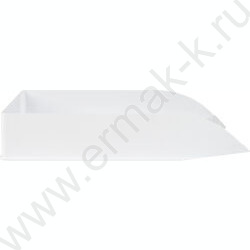 Лоток горизонтальный литой "Дельта" /белый | Фото 2