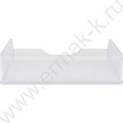 Лоток горизонтальный литой "Дельта" /прозрачный | Фото 4