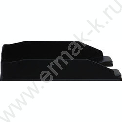 Лоток горизонтальный литой "Эксперт" /тонированный, черный | Фото 2